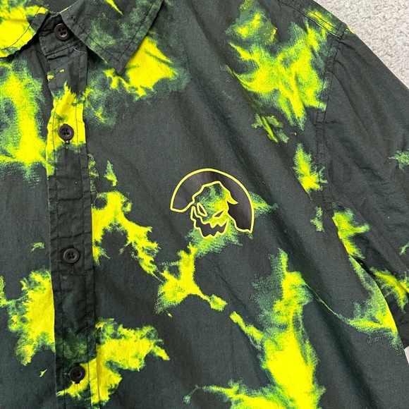 Disney Oogie Boogie Shirt Mens Extra Large Black Camp Nightmare Before Christmas - Picture 4 of 12
